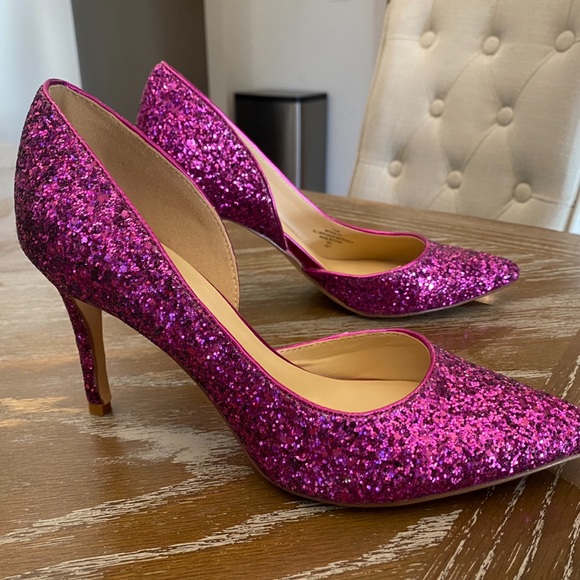 Marc Fisher Glitter Heels - Picture 6 of 12